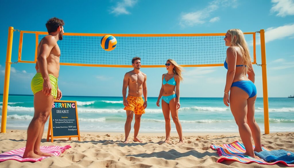 découvrez les règles essentielles du beach volley pour débutants ! apprenez les bases de ce sport dynamique, comprenant le terrain, les équipes, le scoring et les fautes, afin de profiter pleinement de vos parties sur le sable.