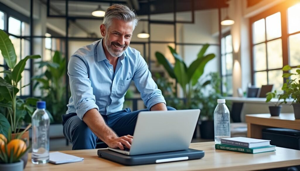 découvrez les avantages d'un pédalier de bureau pour transformer votre routine quotidienne. améliorez votre santé physique et mentale tout en travaillant, en brûlant des calories et en favorisant la concentration. adoptez une activité physique accessible et simple pour un bien-être optimal au travail.