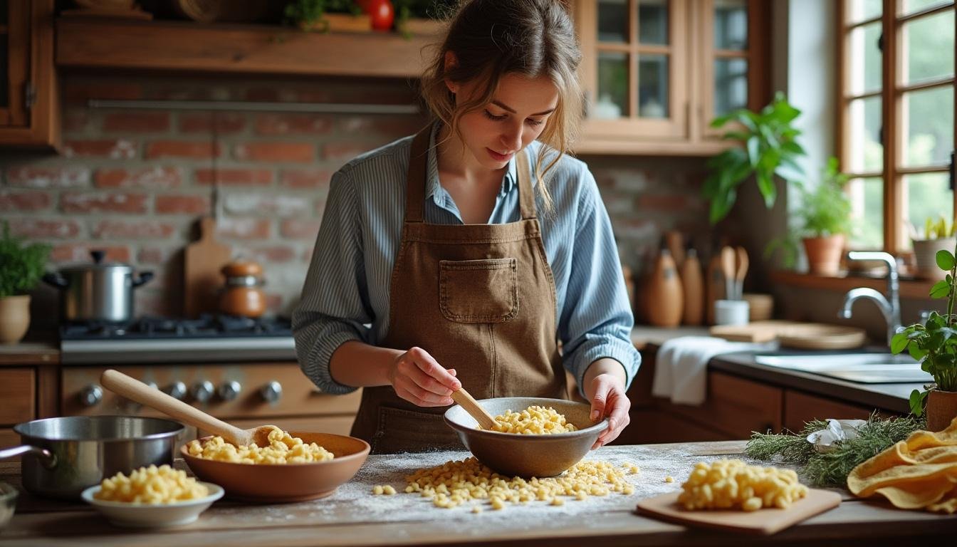 apprenez à préparer des spaetzle, ces délicieuses pâtes traditionnelles d'alsace. suivez notre guide simple pour réaliser cette spécialité alsacienne incontournable, parfaite pour accompagner vos plats favoris.