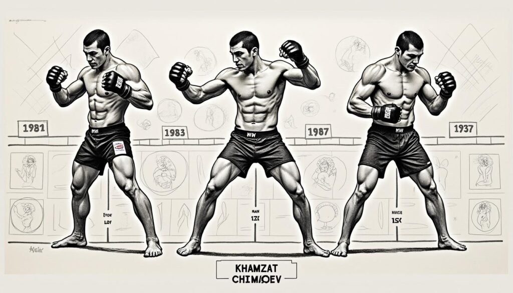 découvrez le parcours impressionnant de khamzat chimaev, son style de combat unique et ses ambitions pour 2025 dans le monde des arts martiaux mixtes.