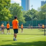 Organiser un match de Speedminton au parc
