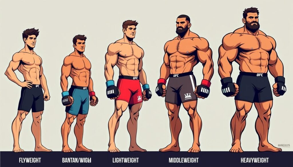 découvrez les différentes catégories de poids en ufc, de flyweight à heavyweight, et comprenez les enjeux et caractéristiques de chaque division dans le monde des arts martiaux mixtes.